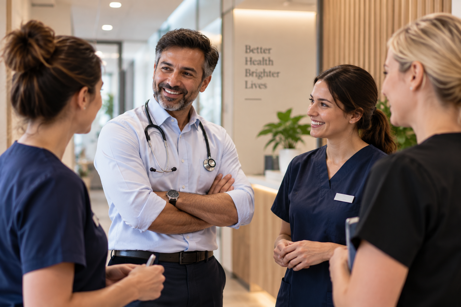 Inside the clinic